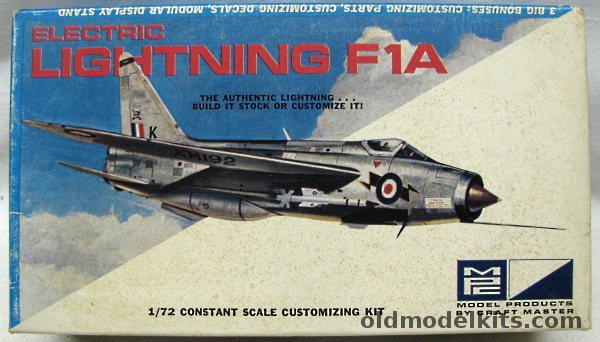 MPC 1/72 English Electric (BAC) Lightning F.1A, 7009-70 plastic model kit